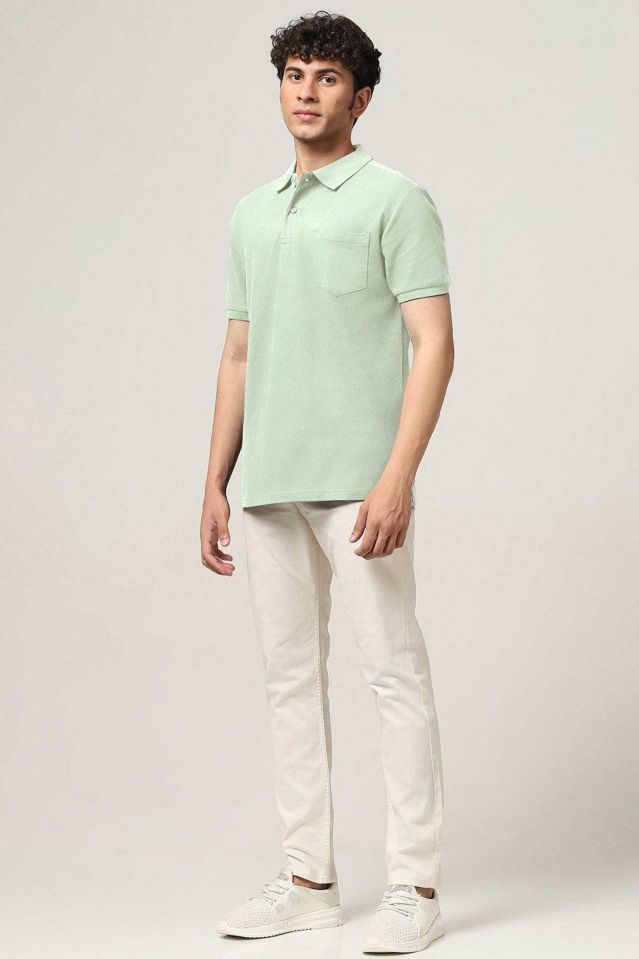 Topkleding Halfmoon | Klassieke Lt. Green-Polo