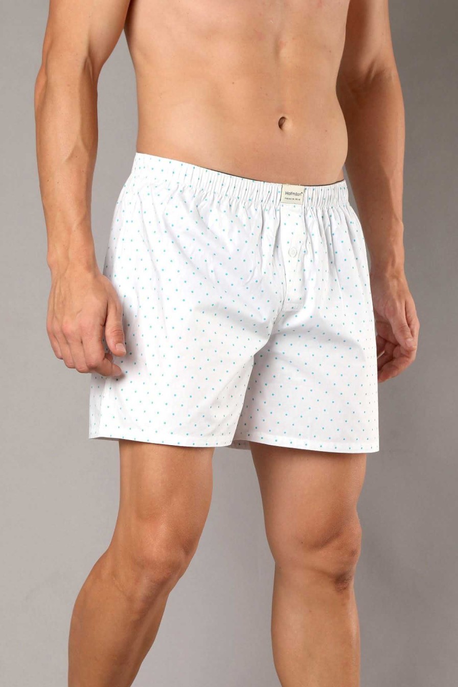 Onderkant Slijtage Halfmoon | Katoenen Boxer "Stippen"