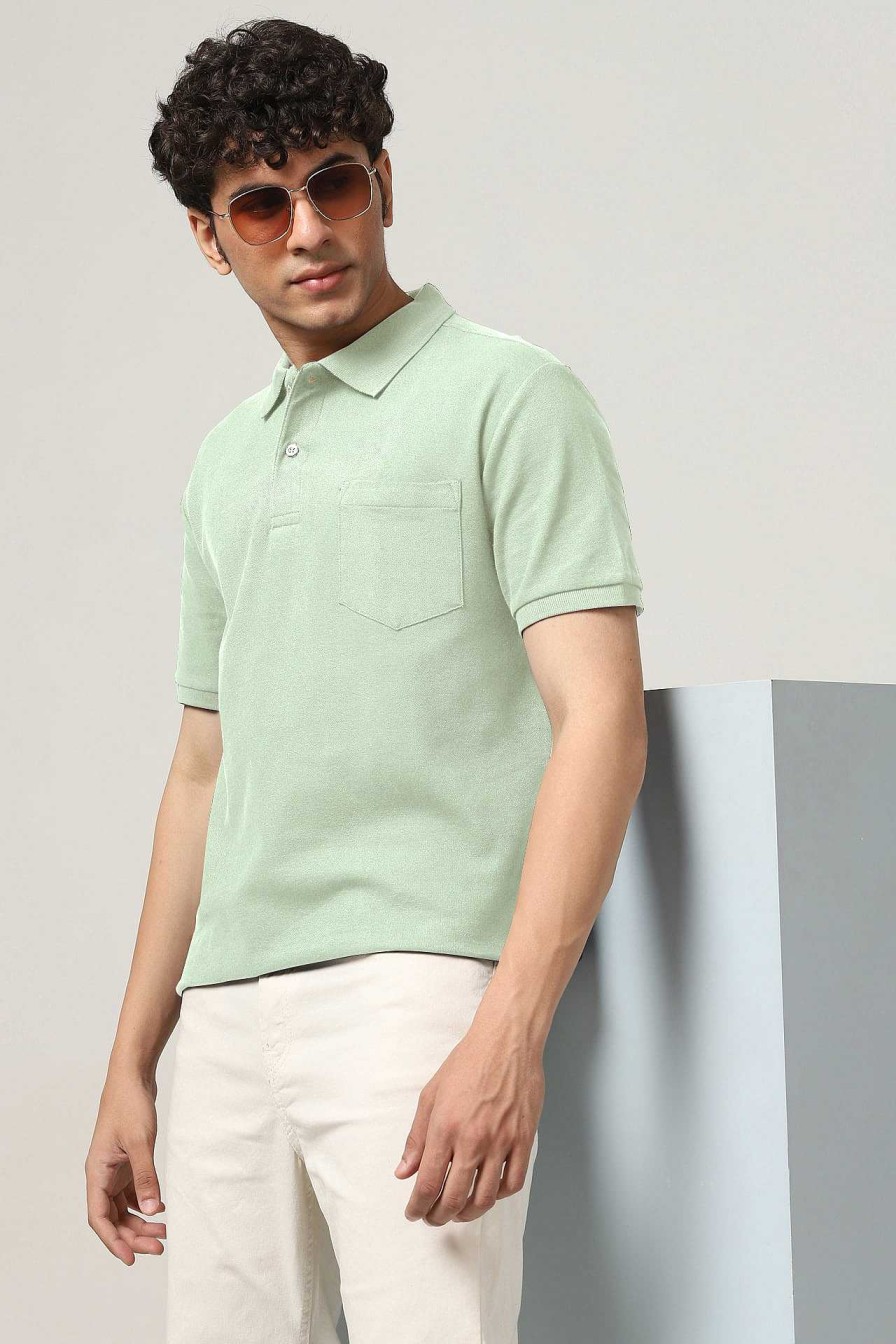 Bewonderd Halfmoon | Klassieke Lt. Green-Polo