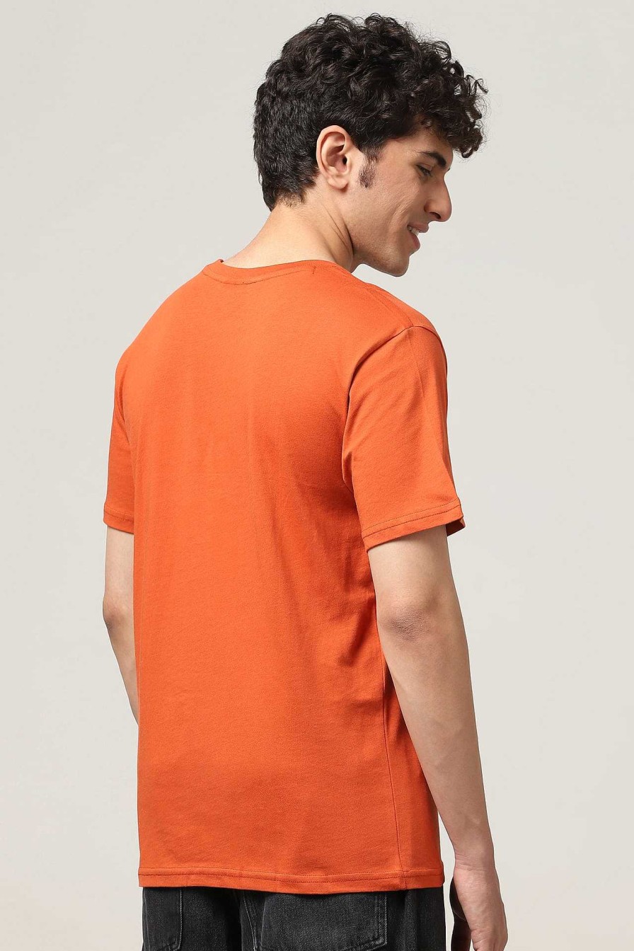 Premie Halfmoon | Oranje Bedrukt T-Shirt