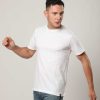 Bewonderd Halfmoon | Wit Effen T-Shirt