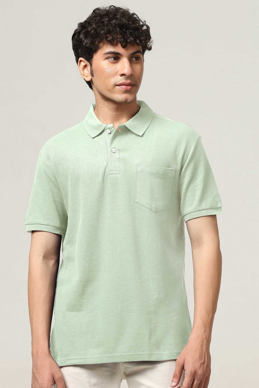 Bewonderd Halfmoon | Klassieke Lt. Green-Polo